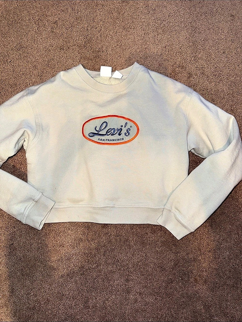 Levi's Vintage Levi's Jeans for Women Embroidered Oval Logo Sweatshirt Size Larg
